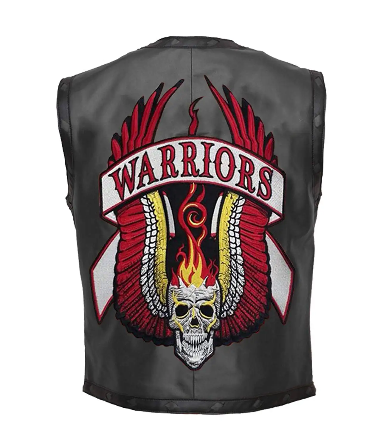 Giovanni Navarre /& Trade Hand-Sewn Pebble Grain Genuine Leather Western-Style Vest 2X