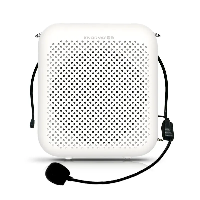 

Teaching speaker Voice Amplification with wired microphone S358 Knorvay, White