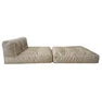 Giant outdoor folded bean bag bed
