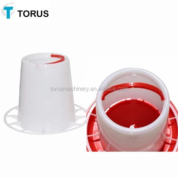 Plastic Chicken Water Feeder With White And Red Buy Chicken