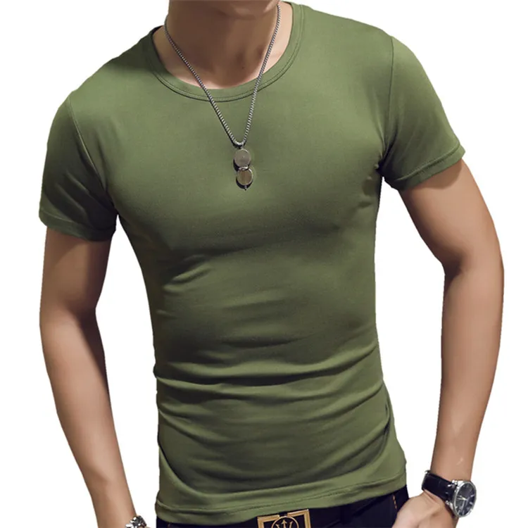 Wholesale Summer 100%Cotton V-neck t-shirt Custom Black Tshirt For Men