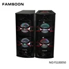 FAMSOON factory double 10 inch PA DJ system active speaker , wooden speaker box, super bass portable speaker