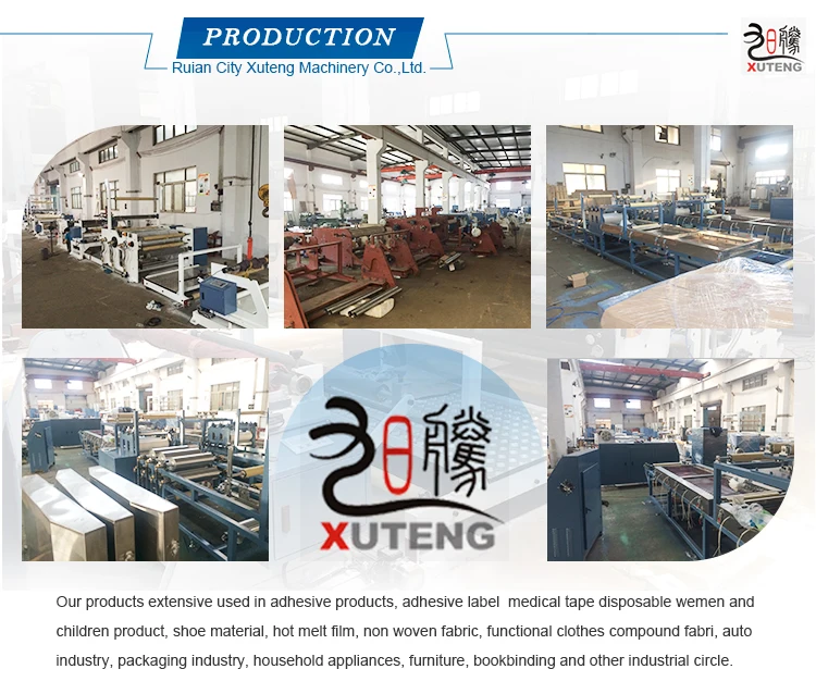 hot melting extruder coating pe machine