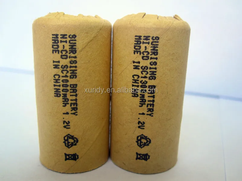
1.2v nicd sc 1200mah rechargeable battery /ni-cd sub c sc size battery 