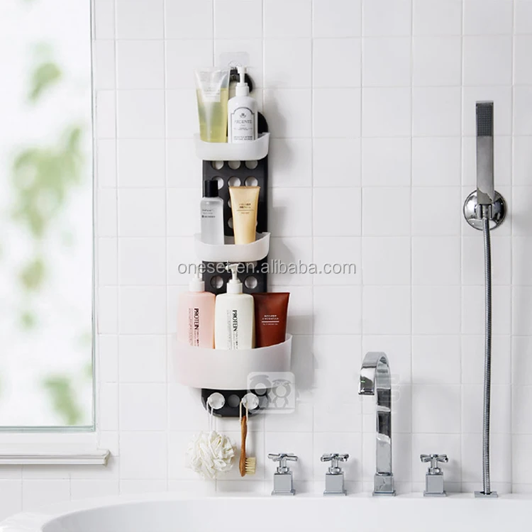 Shampoo Rack Modern 3 Layer Wholesale For Shower Shelf Moq 1 Rack For Shelf Ningbo Bathroom