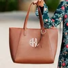 Monogrammed Handbag Purse Customized Bag Bridesmaids Gift
