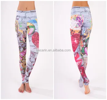floral tight pants