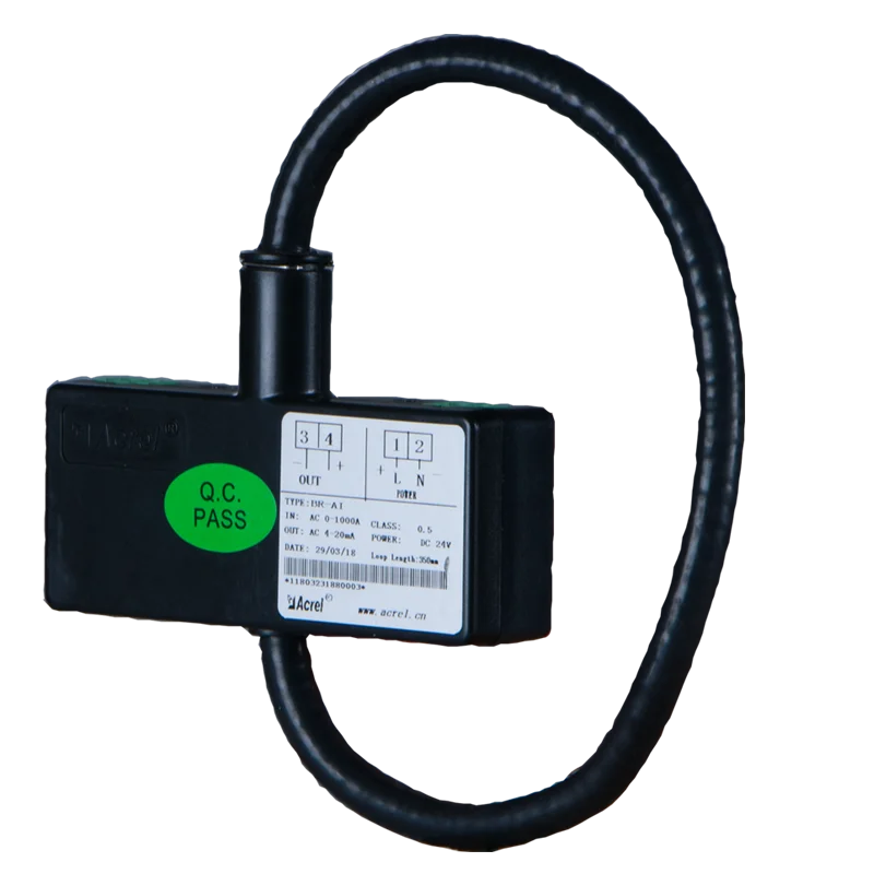 Rogowski Coil Current Transformer Transducer Ac 200a1000a Input Dc 4