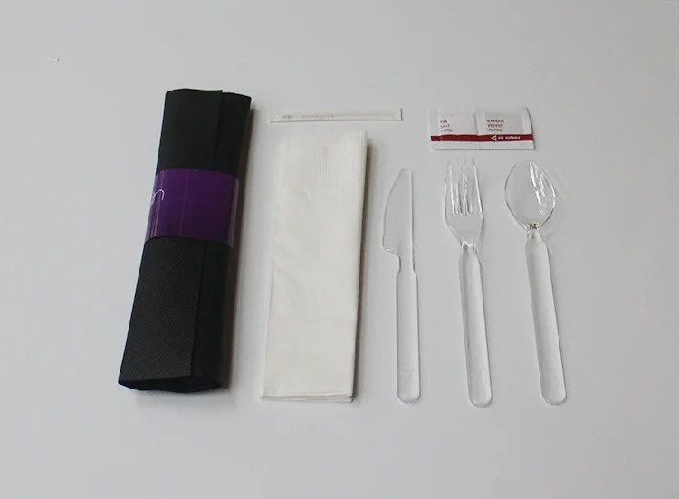 6 In 1 Disposable Airline Plastic Cutlery Set For First Class Buy Airline Plastic Cutlery Set