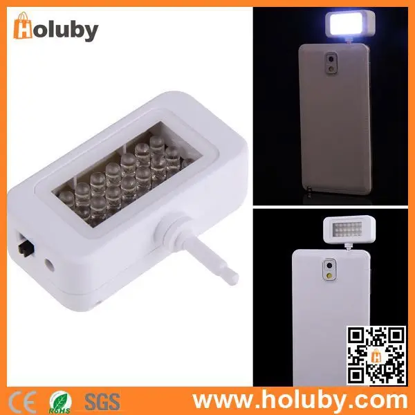 Mobile Phone Camera LED Flash Lights, Camera LED Flashlights Built-in 14 Led Lights 165mAh