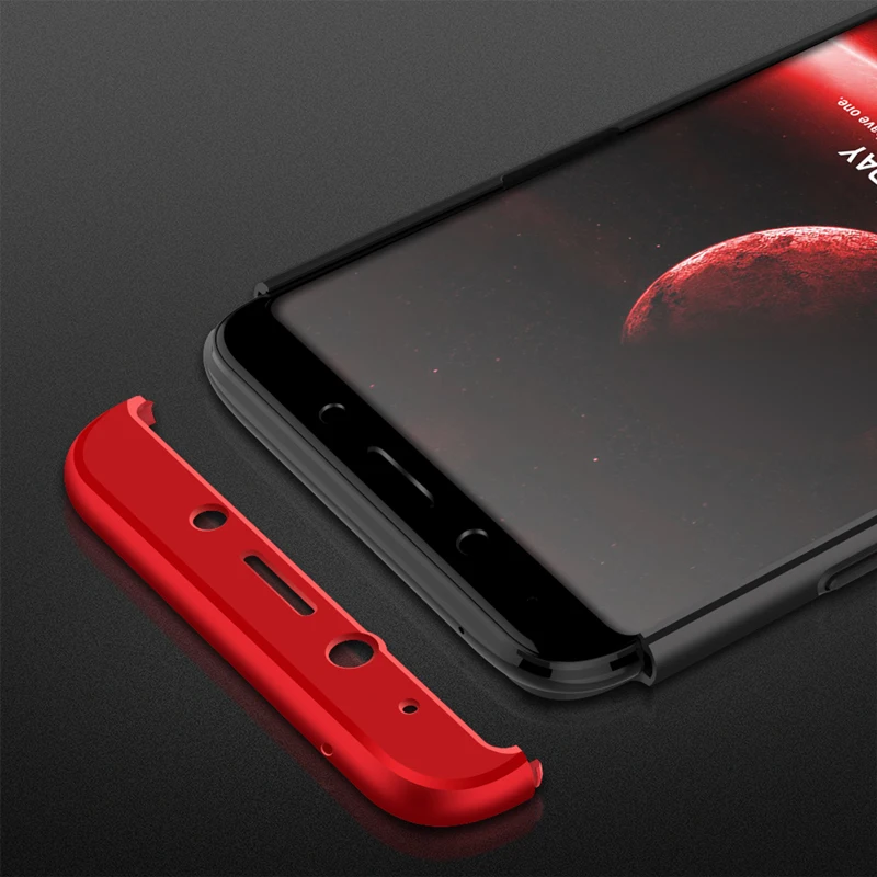 2018 hot sell 360 cover Removable 3in1 Hard PC Shield Back Cover Case for OPPO F5 phone cases