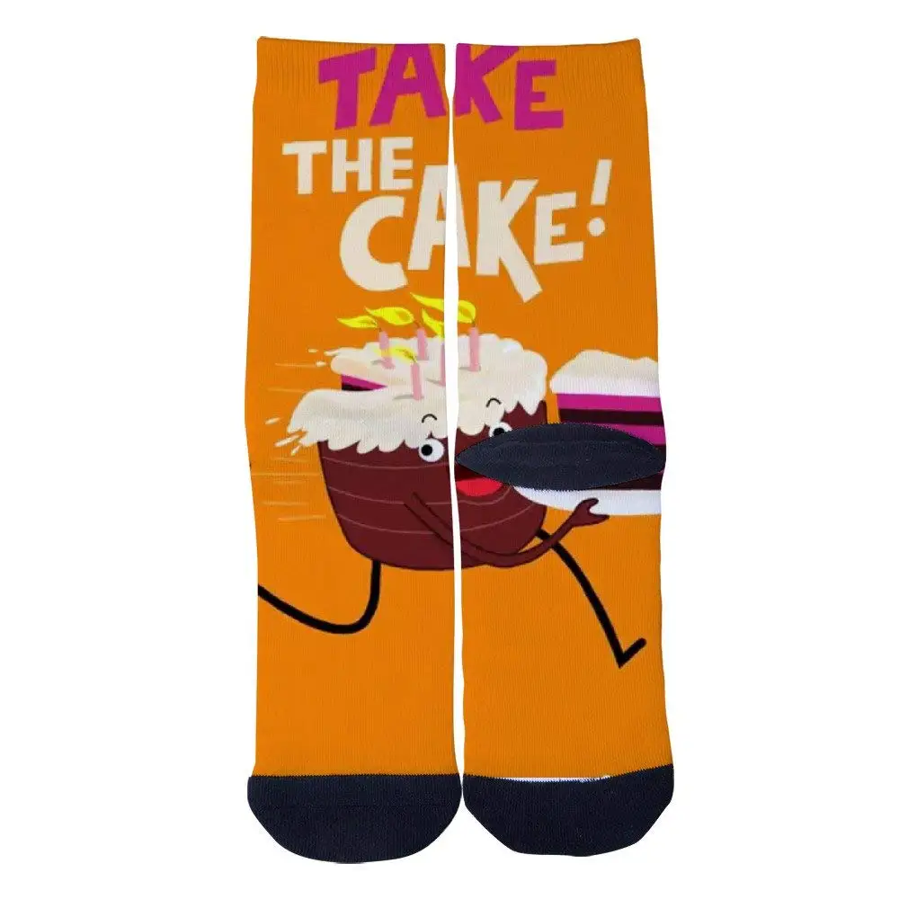 TheFun-Z Custom Dog World Socks Novelty Funny Cartoon Crew Socks Elite Casual Socks