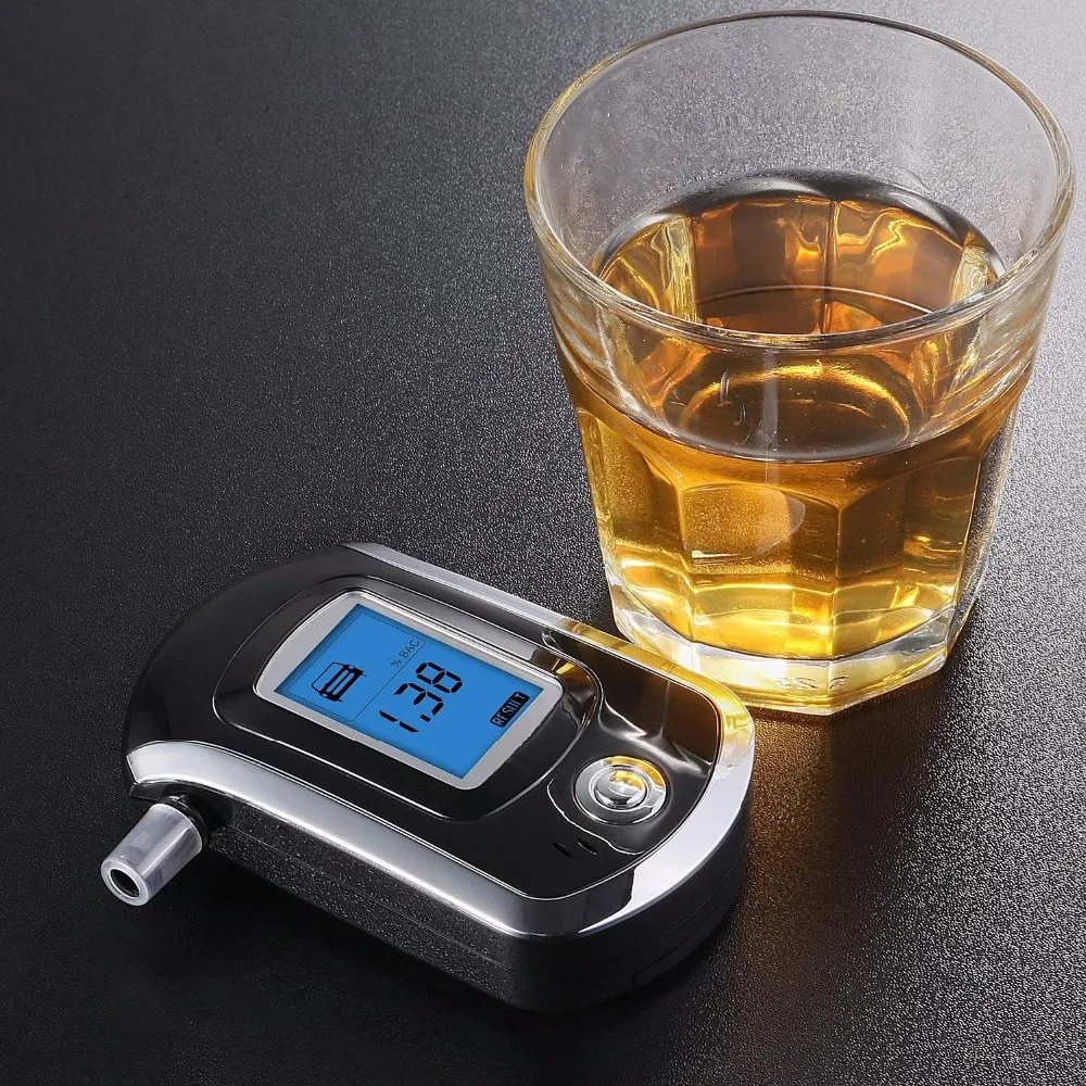 Alcohol Tester Breathalyzer,Digital Breath Blood Alcohol Tester Proof