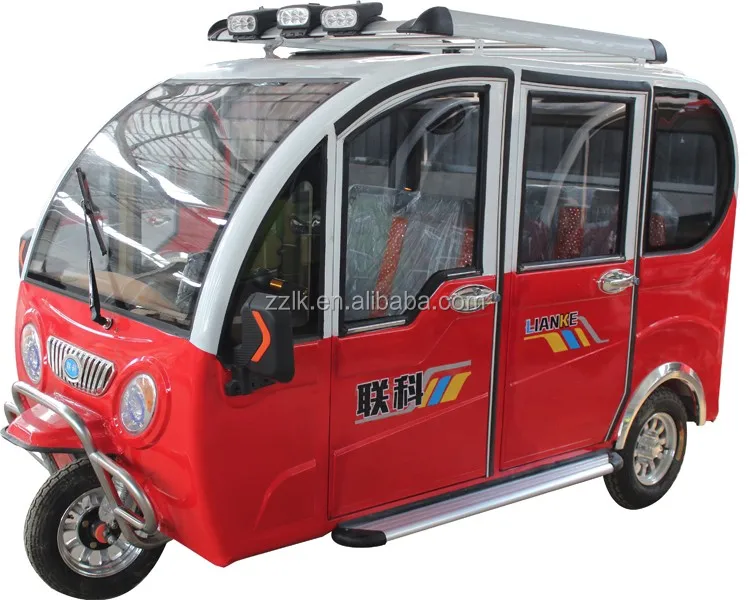 Motorized Tricycles For Adults 60v 45ah Battery/3 Wheel Taxi Passenger