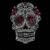 Korea Rhinestones Skull Flower Transfer Flatback Studs in bulk