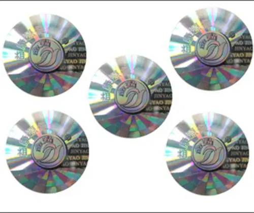 Rainbow number stickers hologram wholesale