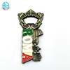 New launch three color Roma old building brown metal bottle opener
