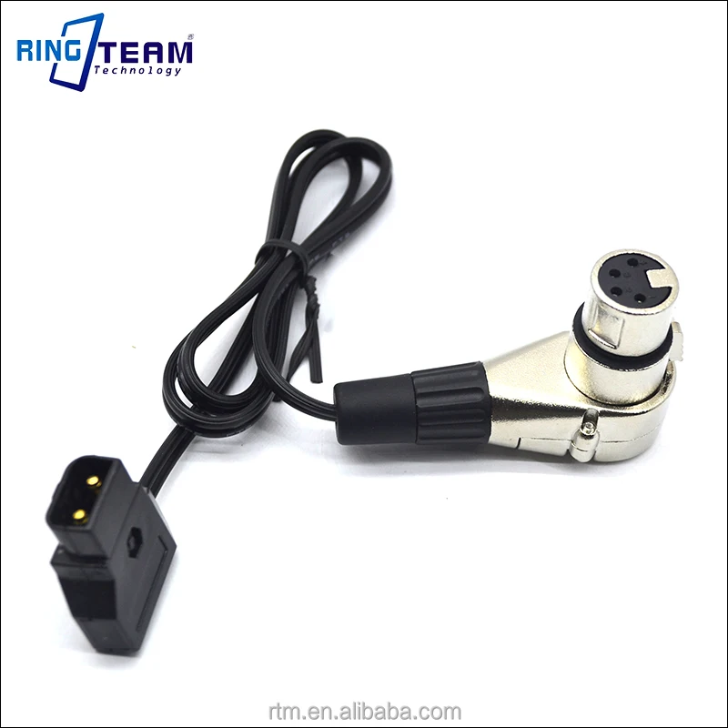 

Luxury D-Tap Male to Female Angle 4-Pin XLR Cable for Power Supply Battery, N/a