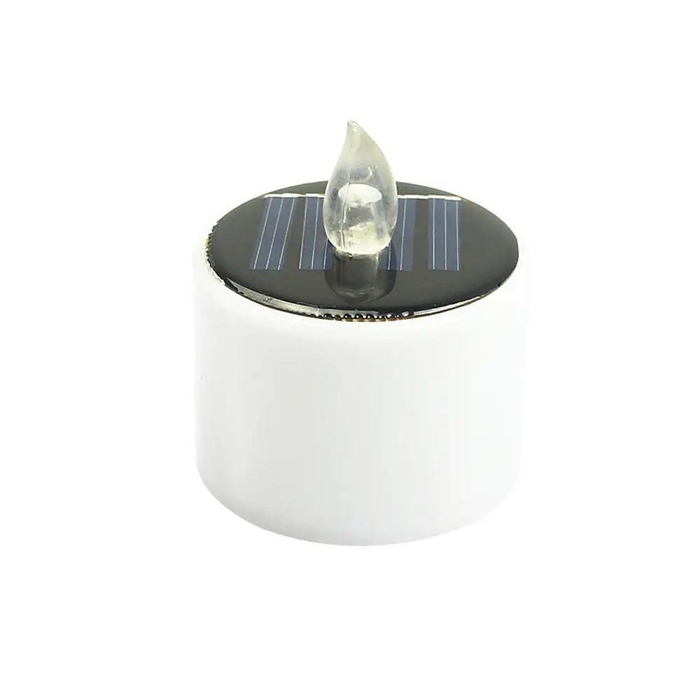 Factory Outlets Outdoor and indoor decoration Solar Operated wick flameless LED candles Light