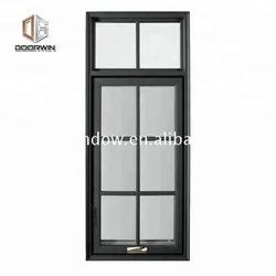 wood color french outward swing casement windows made in China factory