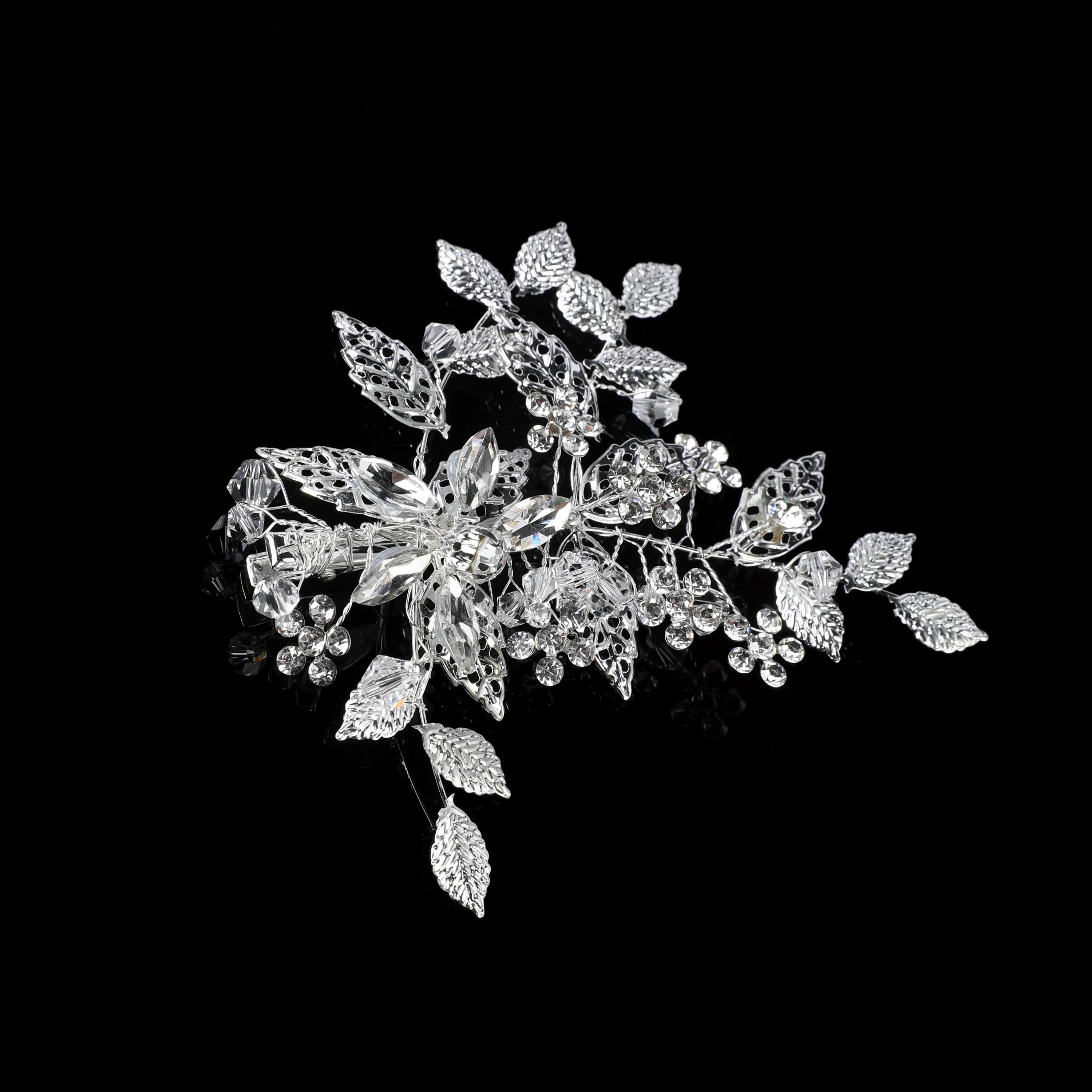 Baroque hairband woman crystal bridal bride fancy women wholesale hair accessories rhinestone handmade tiara wedding