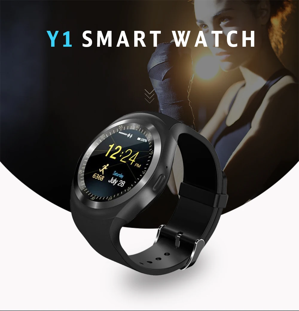 Hot Selling Digital Watches smart watch Y1 android answer call wear band gear men smartwatch wearable devices low moq