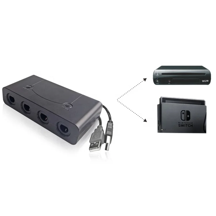 
Gamecube Adapter Convertor For Switch For WII U PC Hot Selling 