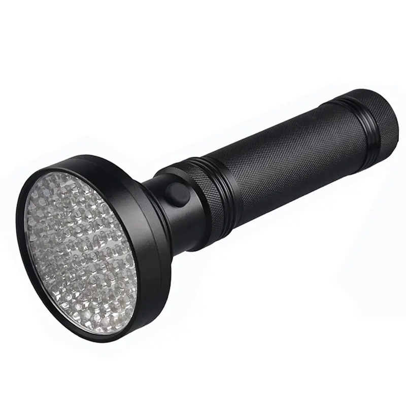 Aluminum Handheld Urine Scorpion UV Flashlight Black Light Torch UV Torch 100 LED UV Flashlight