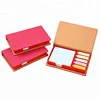 Mini custom print boat shaped round oem sticky notes with notebook