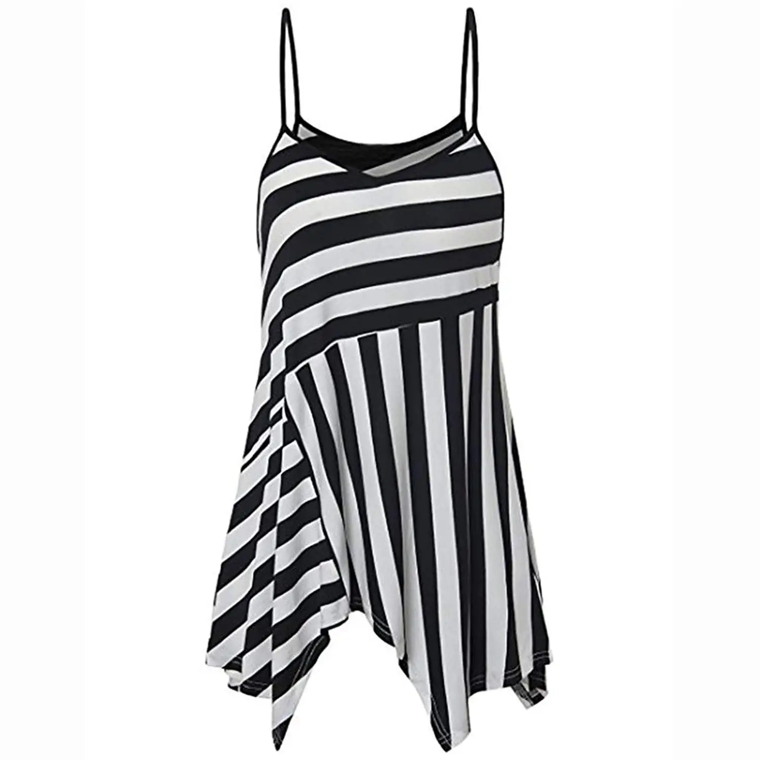M/&S/&W Womens Loose Casual Summer Pleated Flowy Sleeveless Camisole Tank Tops