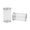 Existing products Plastic blister cylinder packaging PVC clear tube gift boxes round tube packaging for Cosmetic puff