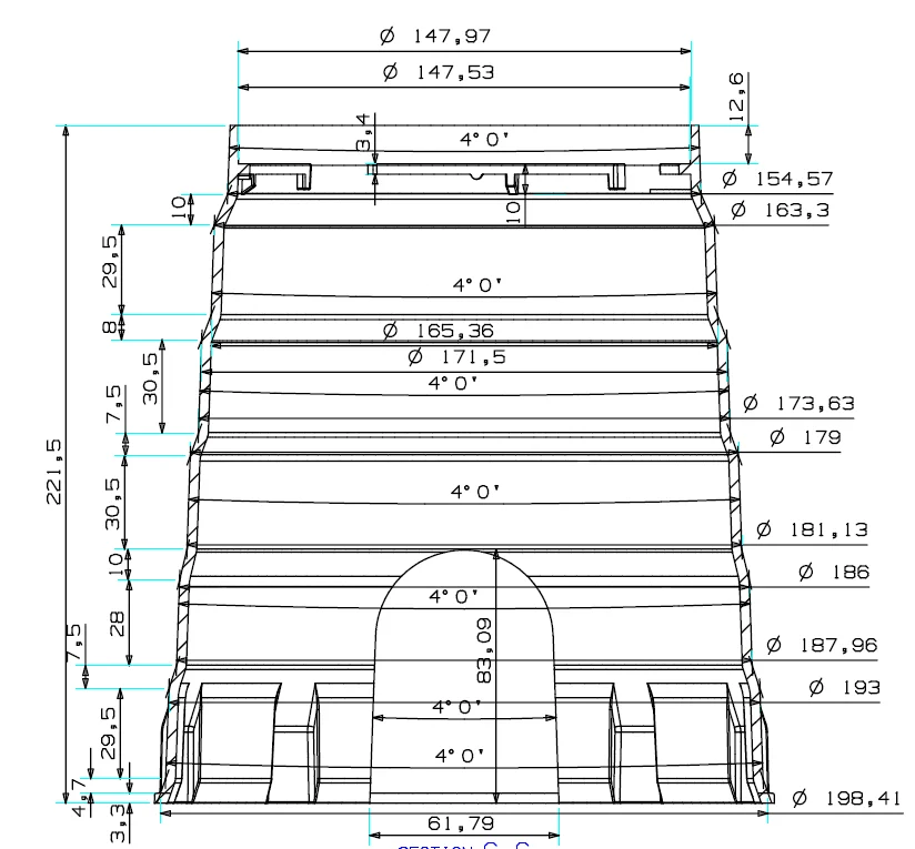 High Quality Plastic Pp Hdpe Irrigation Standard Jumbo 8inch 10 Inch 12