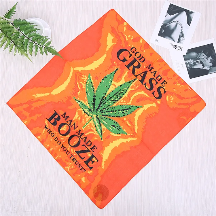 
Top quality new style orange color solid bandana multifunctional bandana headband 