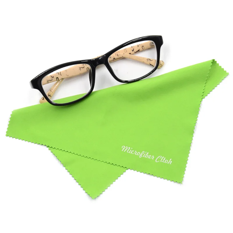 

Best selling reusable personalized logo printed fast drying silk spectacles eyeglasses microfiber cleaning cloth, White with transfer printing logo