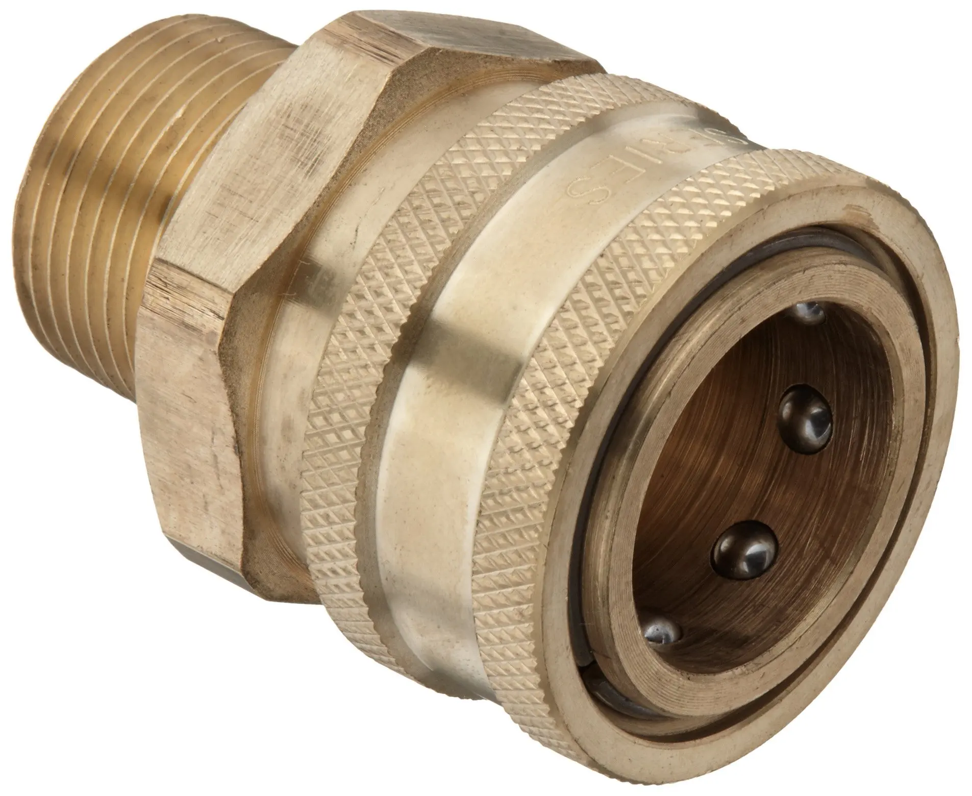 3/4 Straight Coupling 3/4 Hose ID Barbed Coupler Dixon 6ES6-B Brass ...