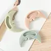 High Quality Moon shape small handle wardrobe cupboard door window open auxiliary tool cabinet door paste type