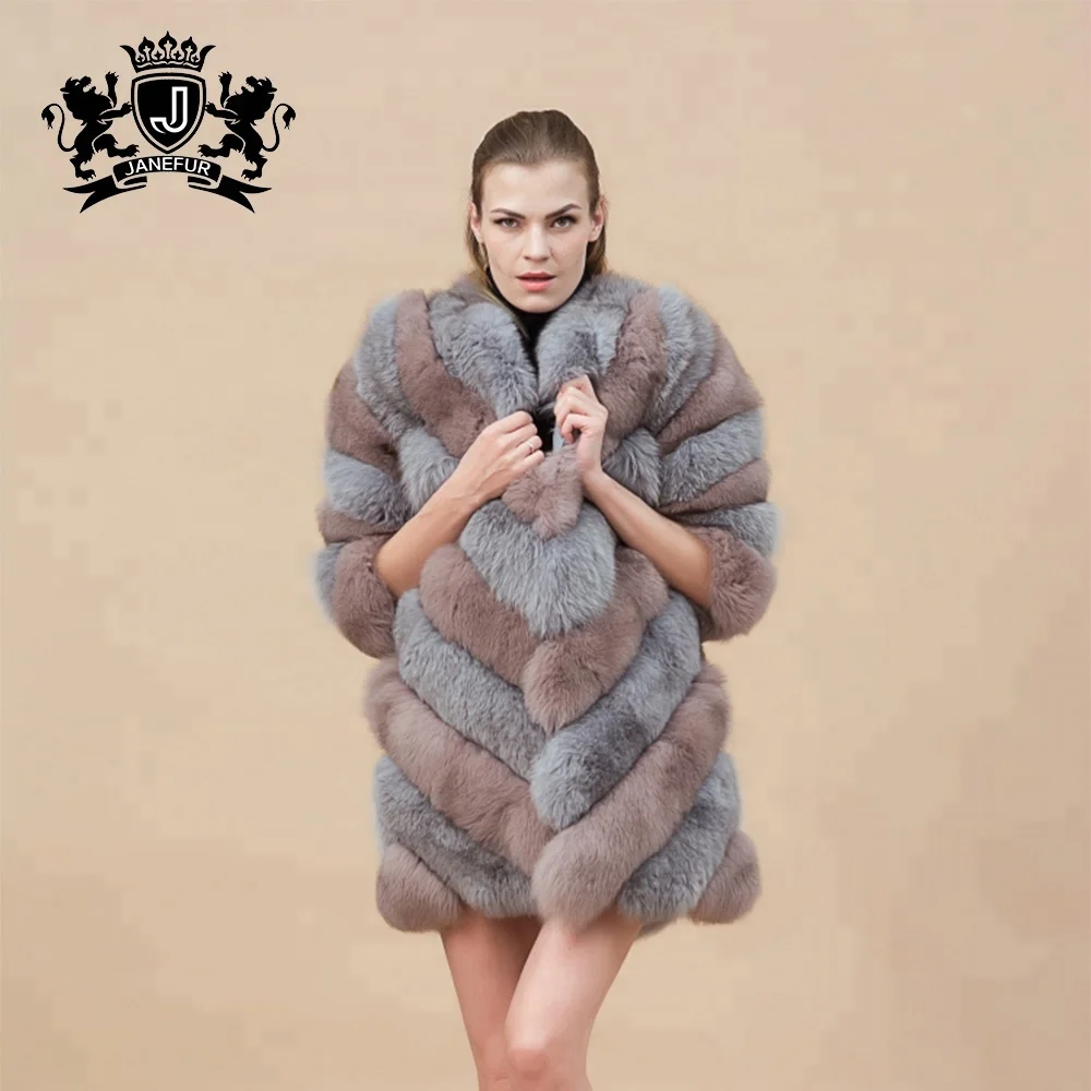 real fox fur coat