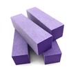 Purple Nail Polishing Buffer Shiner Sanding Block Eva Nail File Sponge nail buffer
