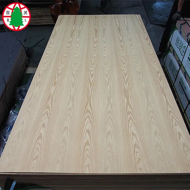 
Natural ash veneer laminated wood blockboards 18mm 