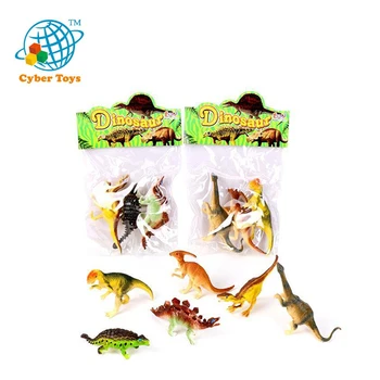 Simulasi Dinosaurus Kartun Karet Kecil Liar Mini Anak Anak Kebun