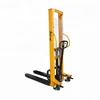 1500kg Double Mast Fixed Fork Manual forklift Pallet Stacker