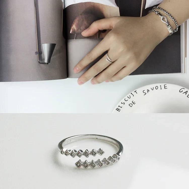 

New products 925 sterling silver promise rings jewelry women
