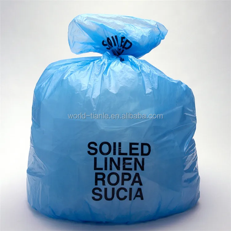 4045 Gallon Blue Disposable Plastic Soiled Linen Bag Hospital Liner Bag Buy Soiled Linen Bag