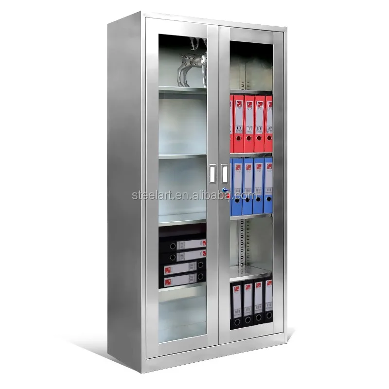 Two Glass Door Stainless Steel File Buy Stainless Steel File Steel