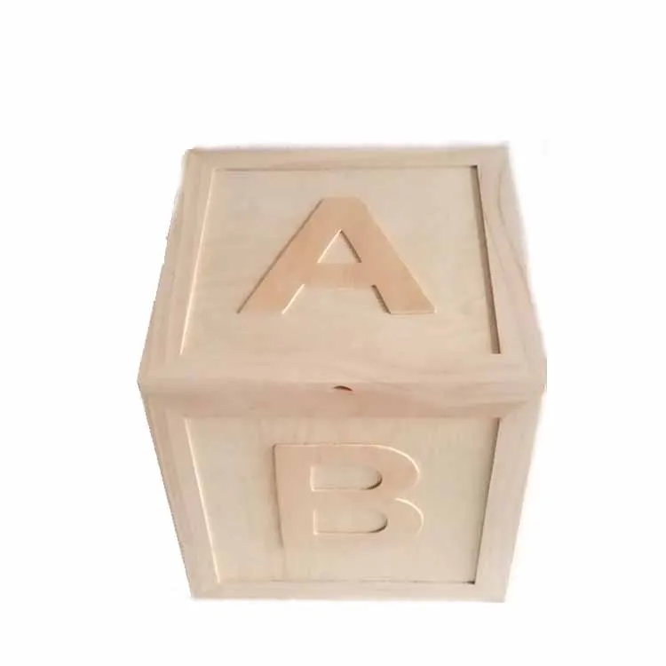 wood abc box