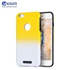 Mobile Accessory Print Logo Contrast Color Linear Phone Case for iPhone 6/6s Plus