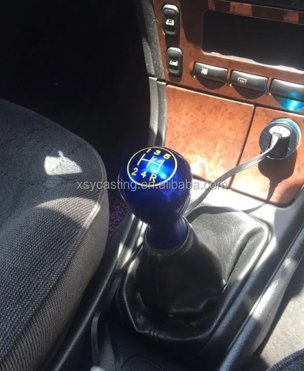 Car Titanium Gear Shift Knob Shifter Lever Head 5 Speed Handle Ball Cover Buy Titanium Gear