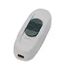 Flat Button Waterproof On Off In Line Cord Switch