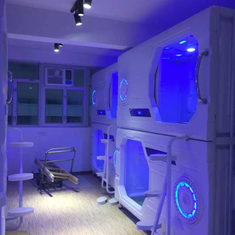 Manufacturers hostel soundproof sleeping pod bed sleepbox container capsule bed hostel