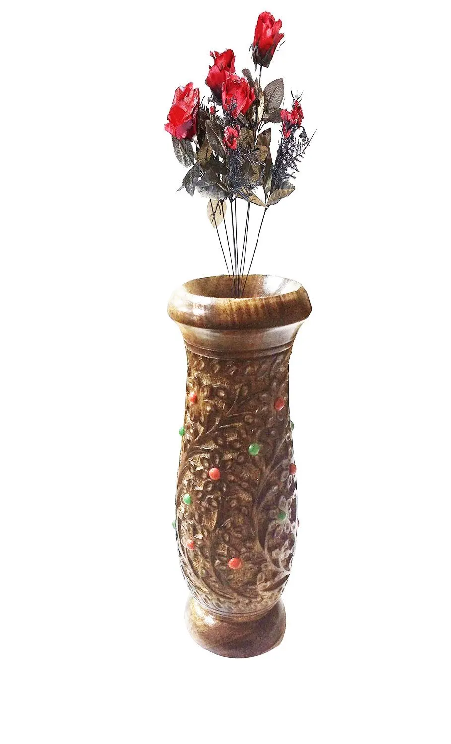 Buy 60cm6 Corner Vase Wooden Flower Vases Living Room European